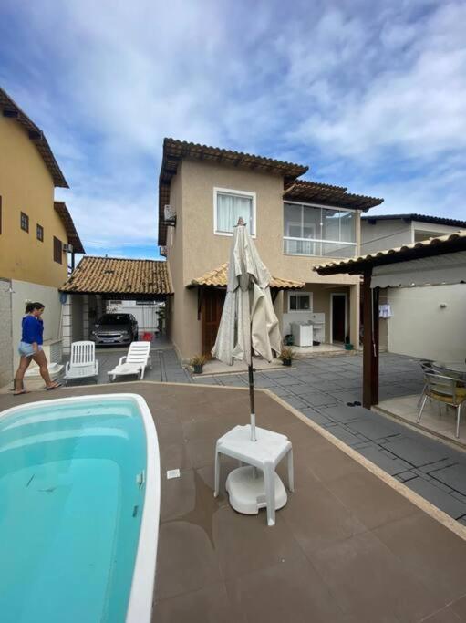Casa Com Piscina, Churrasqueira E Ar Condicionado Em Condominio Cabo Frio Exterior photo
